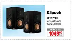 2001 Audio Video RP502SBII Klipsch Surround Sound 400W Speakers offer
