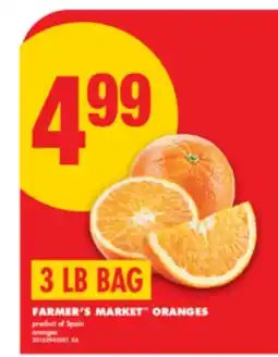 No Frills FARMER'S MARKET ORANGES, 3 LB BAG offer