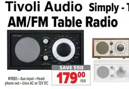 2001 Audio Video M1BBS Tivoli Audio Simply AM/FM Table Radio offer