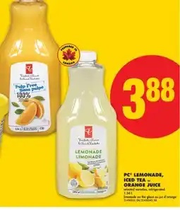 No Frills PC LEMONADE, ICED TEA or ORANGE JUICE, 1.54 L offer