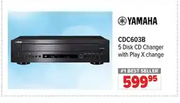 2001 Audio Video CDC603B YAMAHA 5 Disk CD Changer with Play X change offer