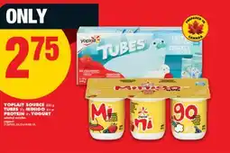 No Frills YOPLAIT SOURCE 630 G, TUBES 8' S, MINIGO 6' S OR PROTEIN 4' S YOGURT offer