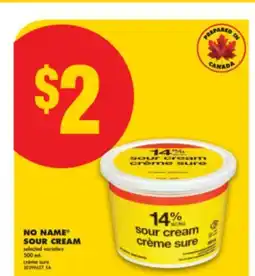 No Frills NO NAME SOUR CREAM, 500 mL offer