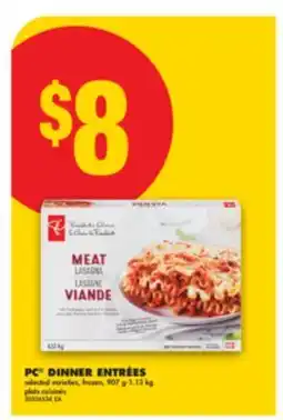 No Frills PC DINNER ENTRÉES, 907 G - 1.13 KG offer