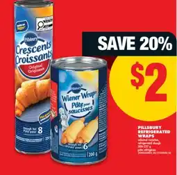 No Frills PILLSBURY REFRIGERATED WRAPS, 200-227 G offer