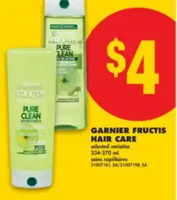 No Frills GARNIER FRUCTIS HAIR CARE, 334-370 mL offer