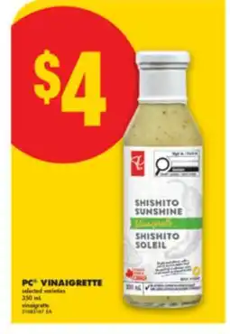 No Frills PC VINAIGRETTE, 350 mL offer
