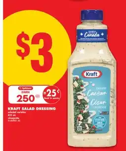 No Frills KRAFT SALAD DRESSING, 425 mL offer