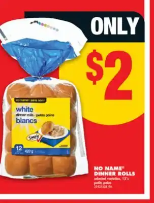 No Frills NO NAME DINNER ROLLS, 12' s offer