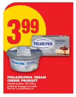 No Frills PHILADELPHIA CREAM CHEESE PRODUCT, 227/250 g offer