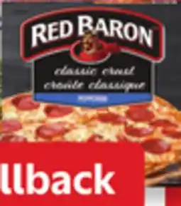 Walmart Red Baron Classic, Thin or Deep Dish Frozen Pizza offer