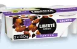 Walmart Liberté Greek 2 x 130 g or 4 x 100 g Yogurt offer
