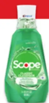 Walmart Crest Scope mouthwash 1L offer