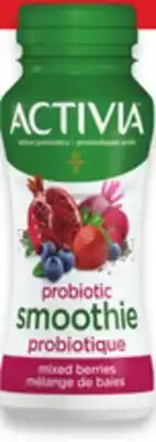 Walmart Activia Smoothie drinkable yogurt offer