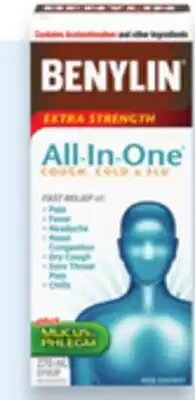 Walmart Benylin All-In-One 270 mL or Tylenol Complete 40s offer