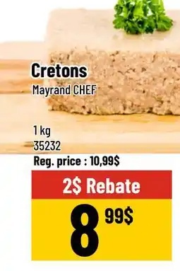 Mayrand Mayrand CHEF Cretons 1 kg offer
