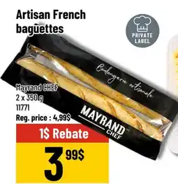 Mayrand Mayrand Chef French artisanal baguettes x2 offer