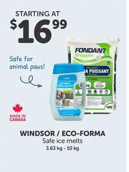 Mondou WINDSOR / ECO-FORMA Safe ice melts offer