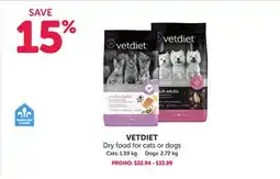 Mondou VETDIET Dry food for cats or dogs offer
