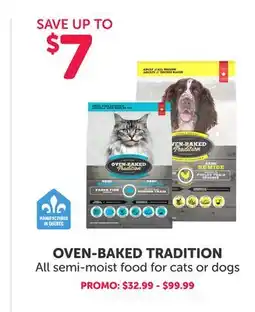Mondou OVEN-BAKED TRADITION All semi-moist food for cats or dogs offer