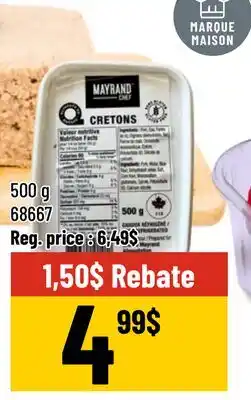 Mayrand Mayrand CHEF Creton 500 g offer