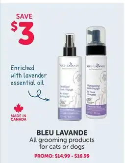 Mondou BLEU LAVANDE All grooming products for cats or dogs offer