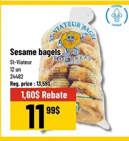 Mayrand St-Viateur Sesame Bagels x12 offer