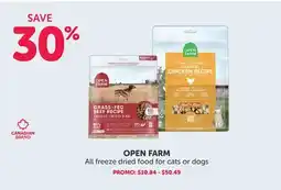 Mondou OPEN FARM All freeze dried food for cats or dogs offer