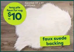 Giant Tiger long pile offer