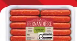 Walmart La Fernandière fresh dinner or breakfast sausages offer