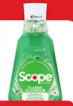 Walmart Crest Scope mouthwash 1 L offer