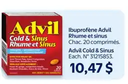 Walmart Advil Cold & Sinus offer