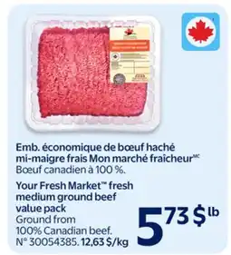 Walmart Your Fresh Marketfresh medium ground beef offer