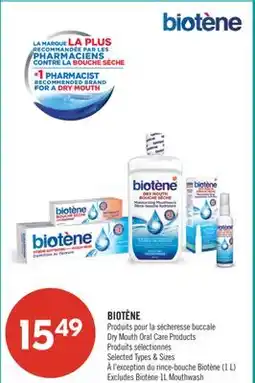Pharmaprix BIOTÈNE Dry Mouth Oral Care Products offer