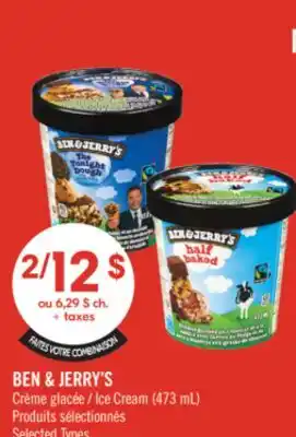 Pharmaprix BEN & JERRY'S Ice Cream offer