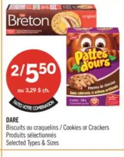Pharmaprix DARE Cookies or Crackers offer