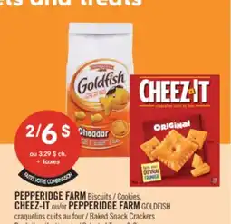 Pharmaprix PEPPERIDGE FARM Cookies, CHEEZ-IT or PEPPERIDGE FARM GOLDFISH Baked Snack Crackers offer