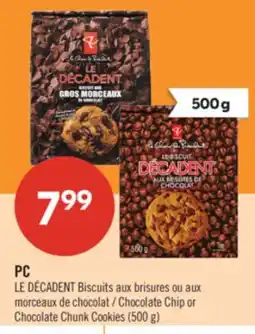Pharmaprix PC Chocolate Chip or Chocolate Chunk Cookies offer