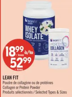 Pharmaprix LEAN FIT Collagen or Protein Powder offer
