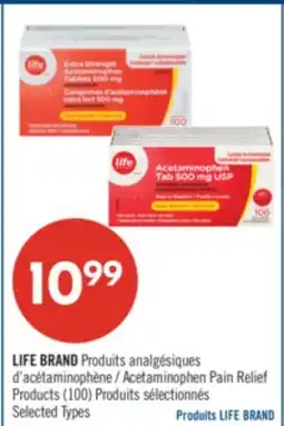 Pharmaprix LIFE BRAND Acetaminophen Pain Relief Products (100) offer
