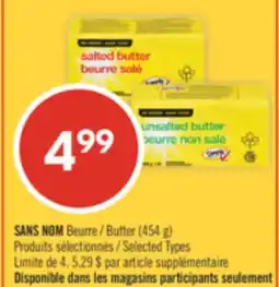 Pharmaprix NO NAME Butter (454 g) offer