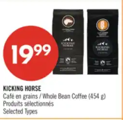 Pharmaprix KICKING HORSE Whole Bean Coffee offer