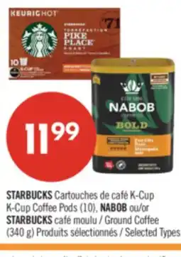 Pharmaprix STARBUCKS K-Cup Coffee Pods (10) or Ground Coffee (340 g) offer