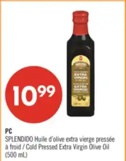 Pharmaprix PC SPLENDIDO Cold Pressed Extra Virgin Olive Oil (500 mL) offer