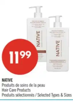 Pharmaprix NATIVE Hair Care Products offer