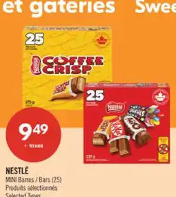 Pharmaprix NESTLÉ MINI Bars (25) offer