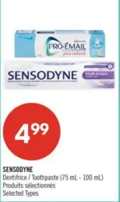Pharmaprix SENSODYNE Toothpaste offer