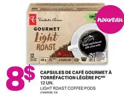 L'Intermarché CAPSULES DE CAFÉ GOURMET À TORRÉFACTION LÉGÈRE PCMD | LIGHT ROAST COFFEE PODS offer
