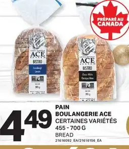 L'Intermarché PAIN BOULANGERIE ACE | BREAD, 455-700 G offer