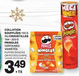 L'Intermarché COLLATION SOUFFLÉES, 155 G OU CROUSTILLES, 194-203 G | PUFFED SNACKS OR POTATO CHIPS offer